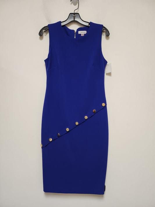 Blue Dress Casual Midi Calvin Klein, Size S