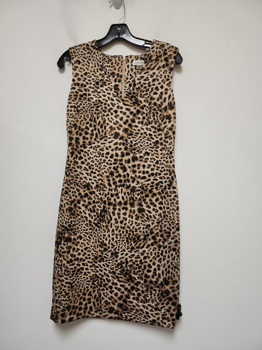 Animal Print Dress Casual Midi Calvin Klein, Size S