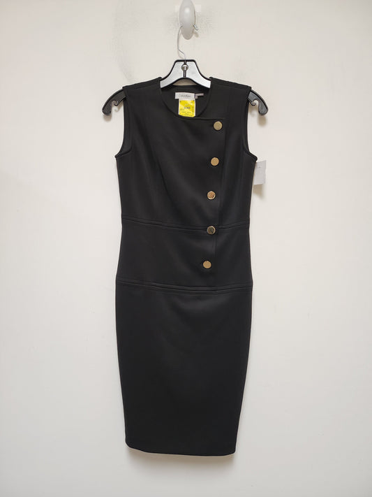 Black Dress Casual Midi Calvin Klein, Size Xs