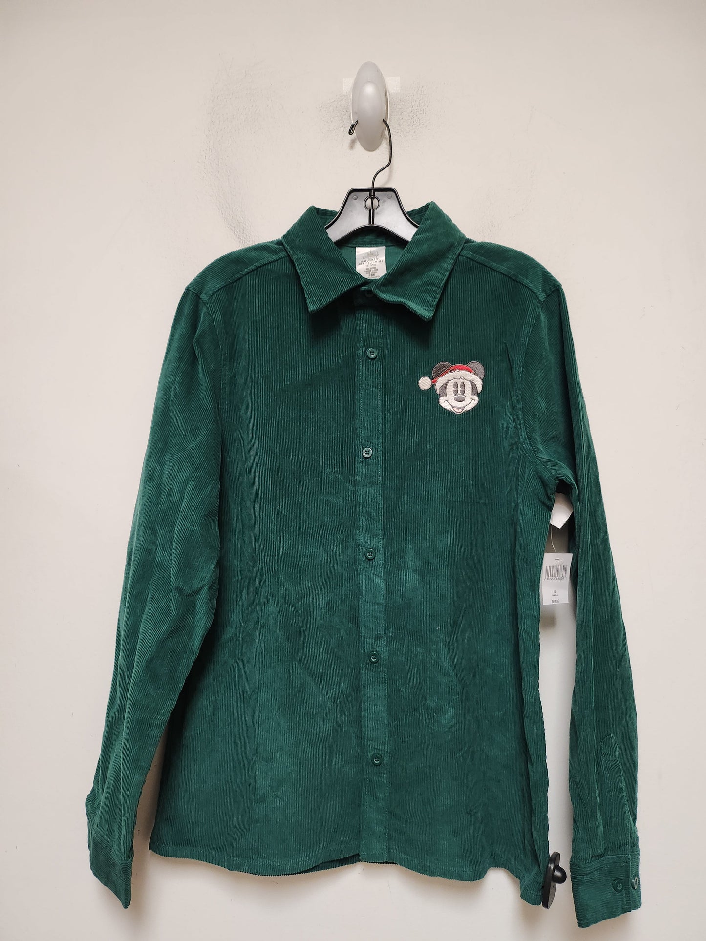 Green Top Long Sleeve Disney Store, Size S