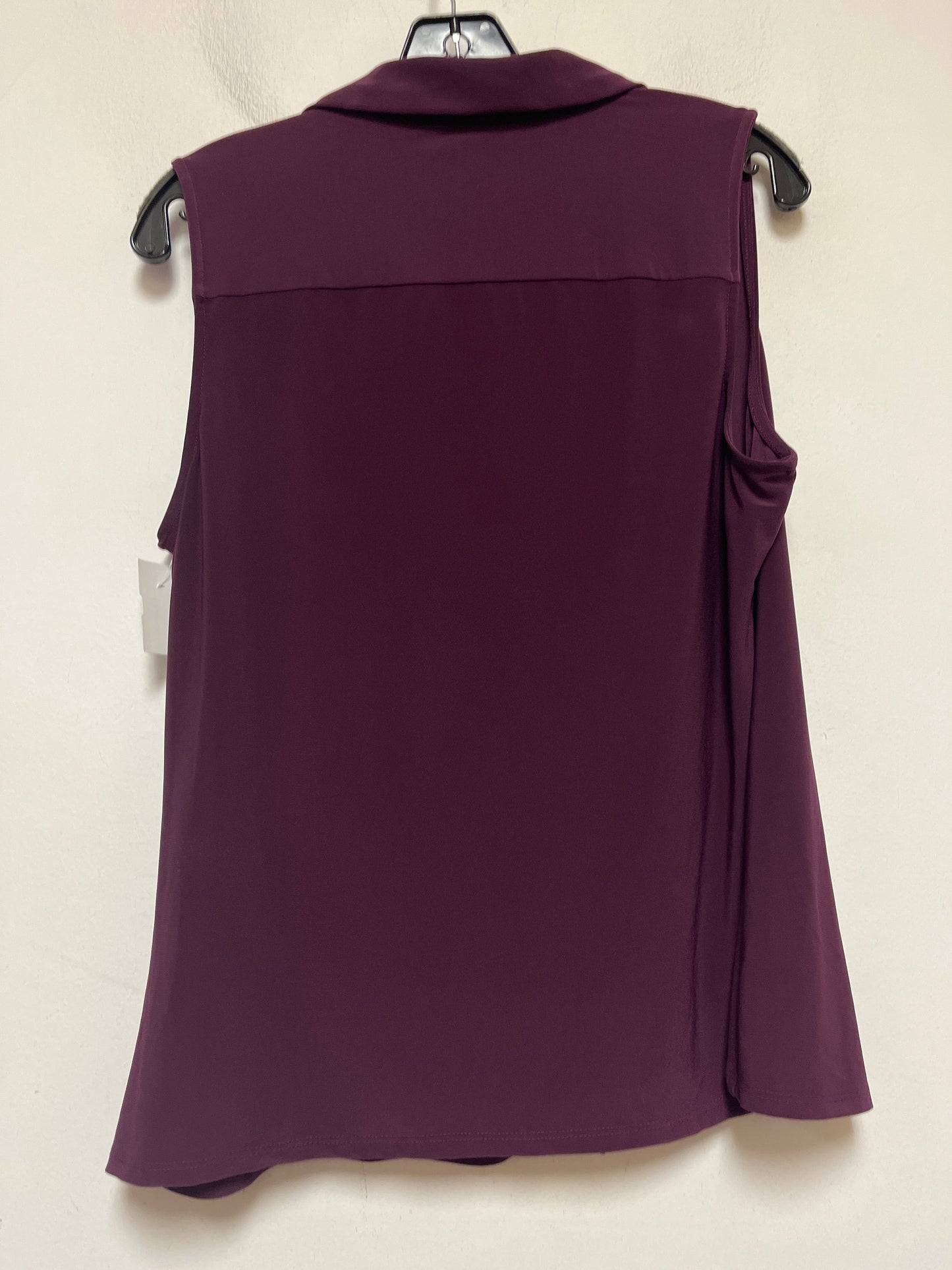 Top Sleeveless By Tommy Hilfiger In Purple, Size: L