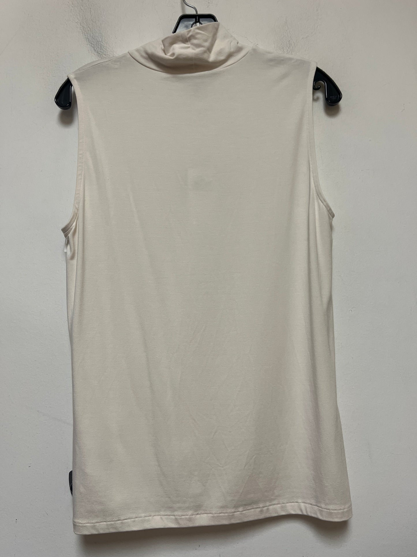 Top Sleeveless By Lauren By Ralph Lauren In Cream, Size: Xl