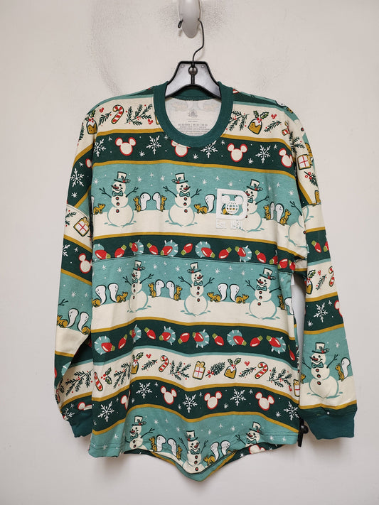 Top Long Sleeve By Disney Store In Green & Red, Size: Xs