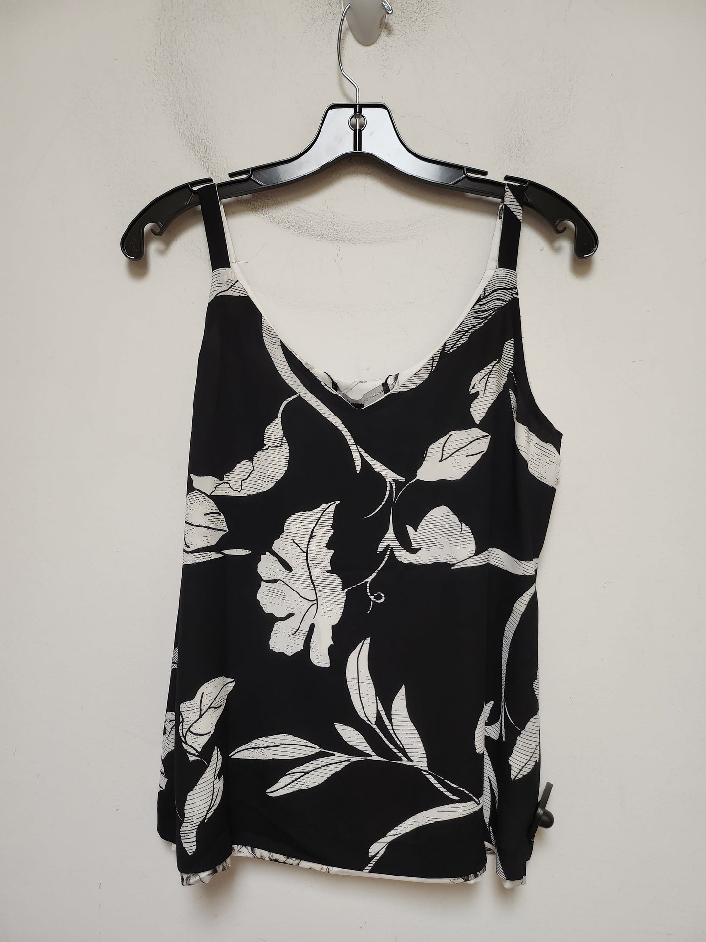 Tank Top By White House Black Market In Black & White, Size: Xs