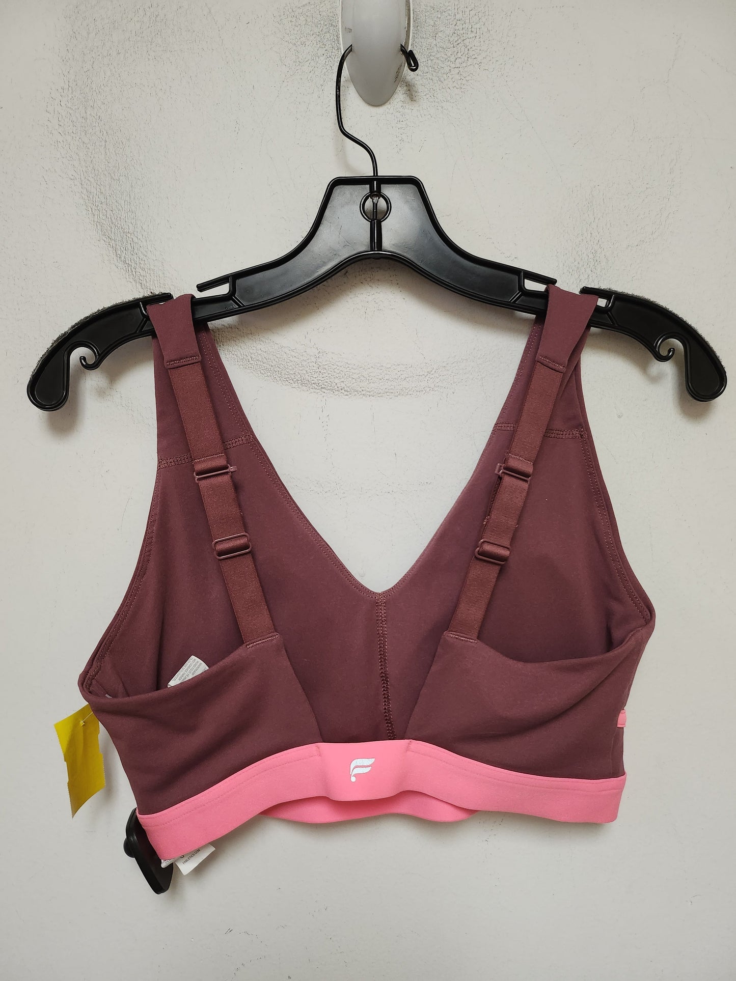 Athletic Bra By Fabletics In Brown & Pink, Size: S