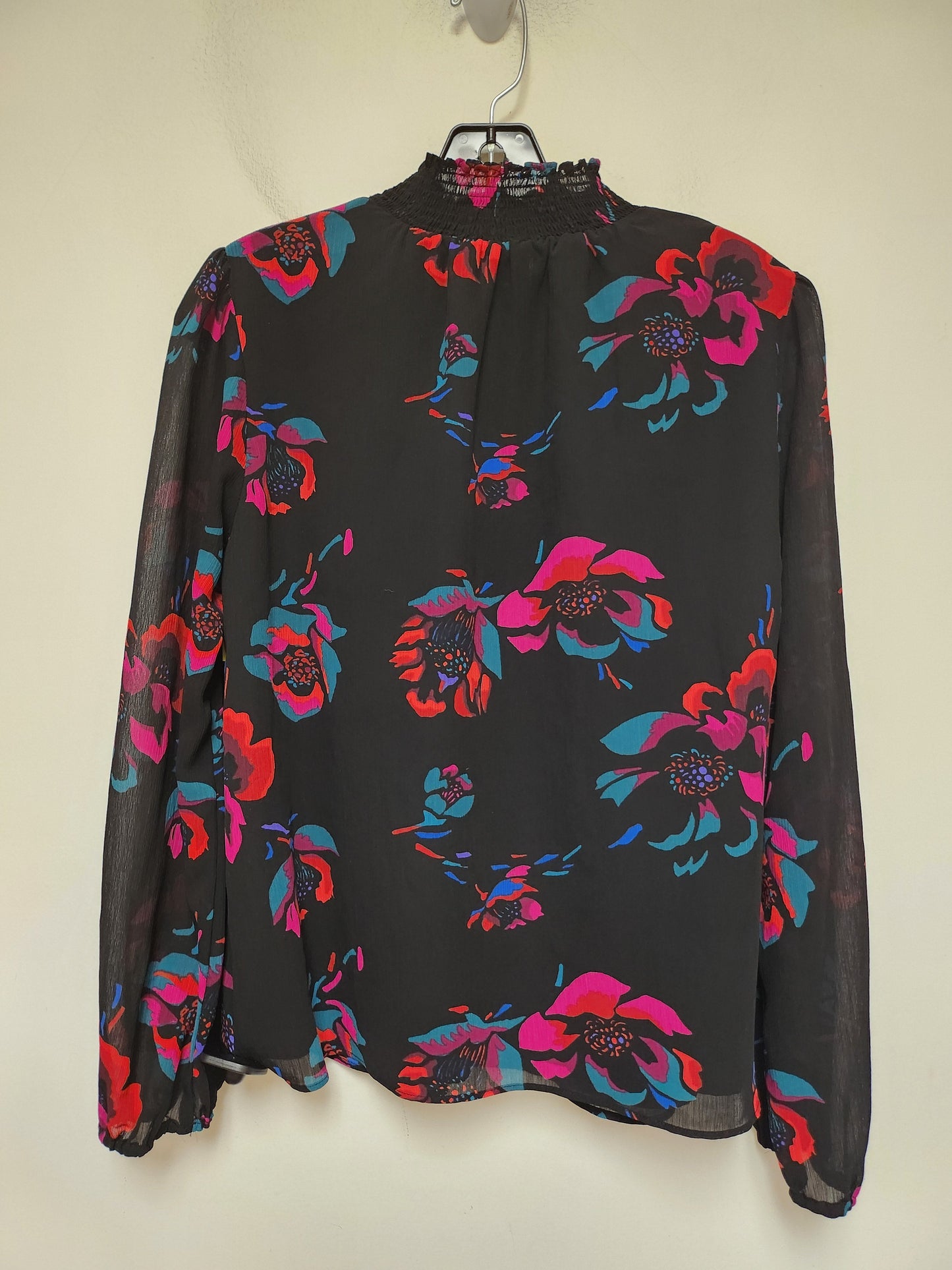 Top Long Sleeve By J. Crew In Floral Print, Size: S