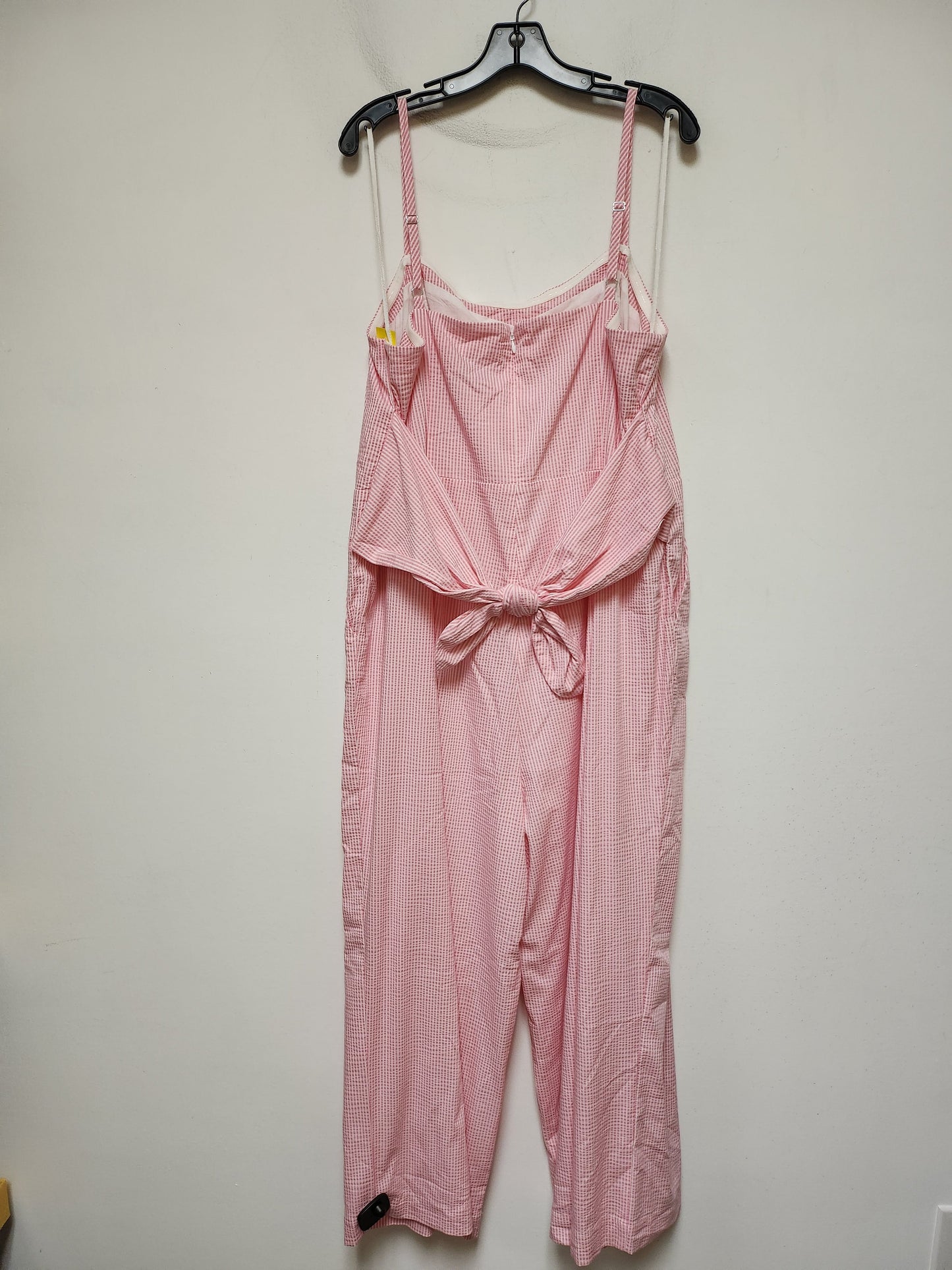 Jumpsuit By Vineyard Vines In Pink & White, Size: 2x