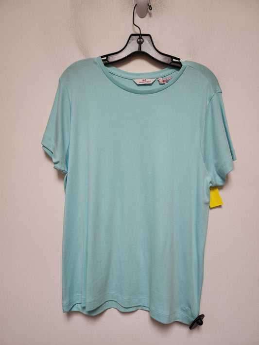 Top Short Sleeve Basic By Vineyard Vines In Aqua, Size: 2x