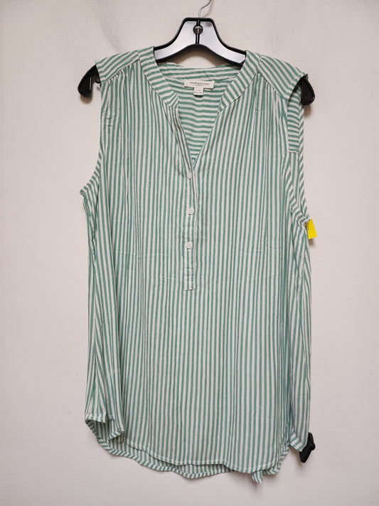 Top Sleeveless By Beachlunchlounge In Striped Pattern, Size: L