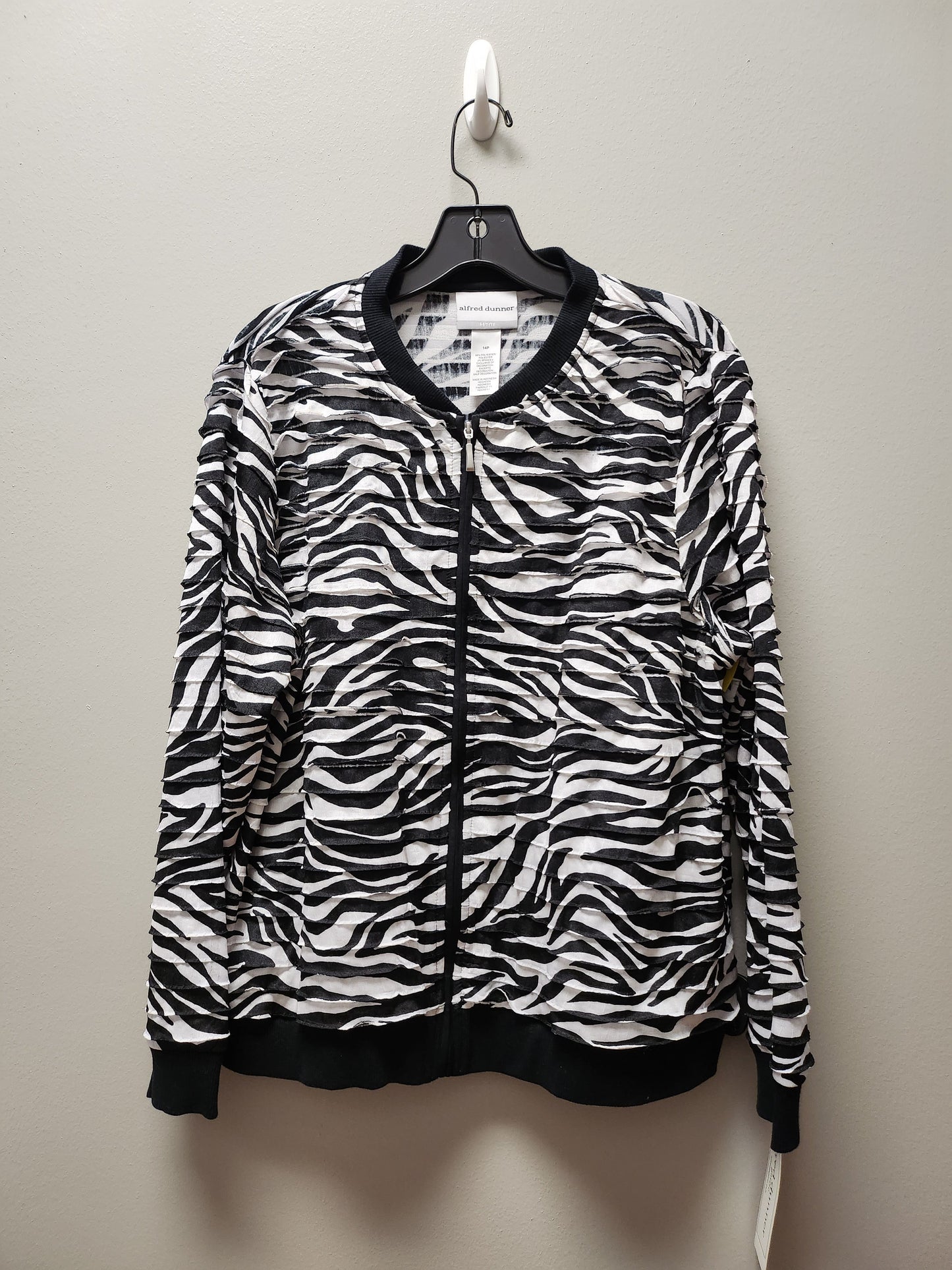 Jacket Other By Alfred Dunner In Animal Print, Size: Xlp