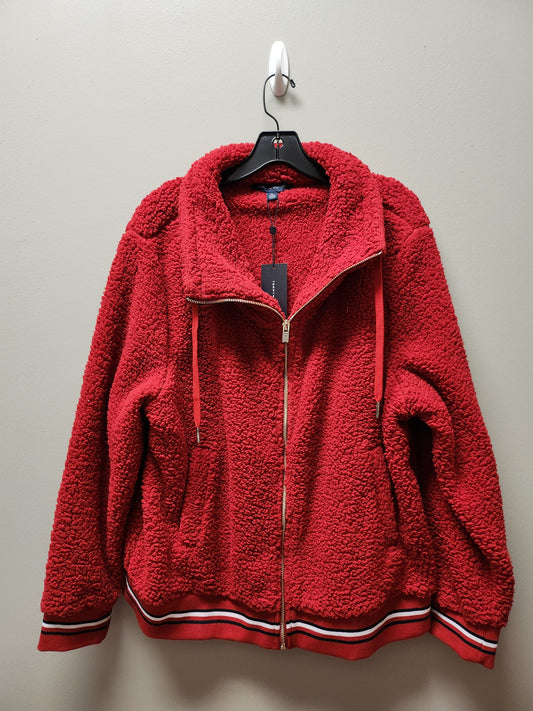 Jacket Fleece By Tommy Hilfiger In Red, Size: Xl