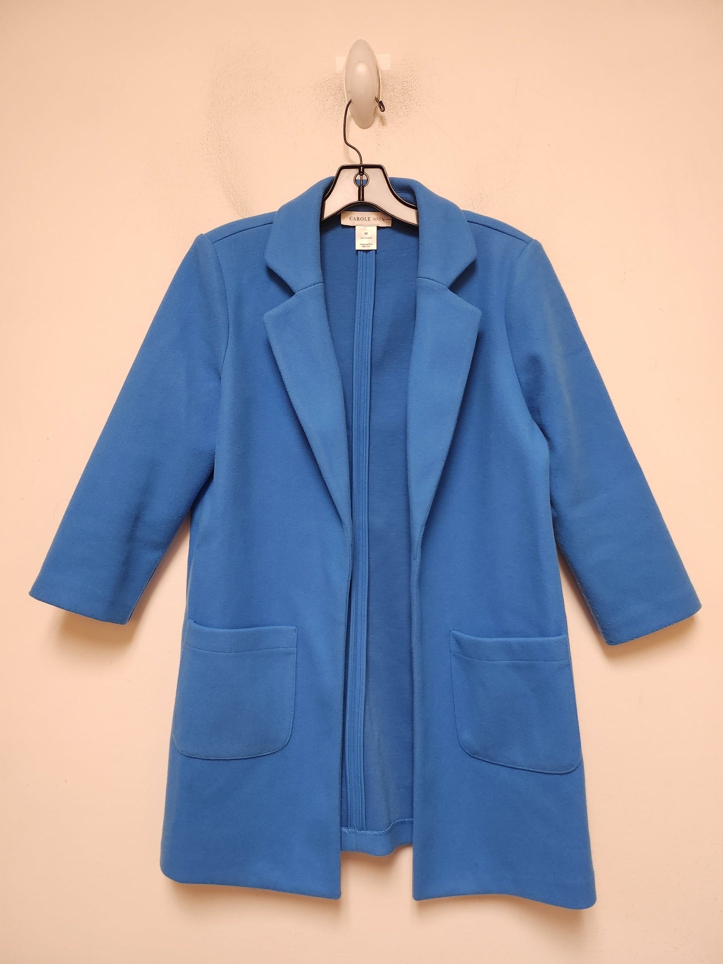 Coat Peacoat By Clothes Mentor In Blue, Size: M