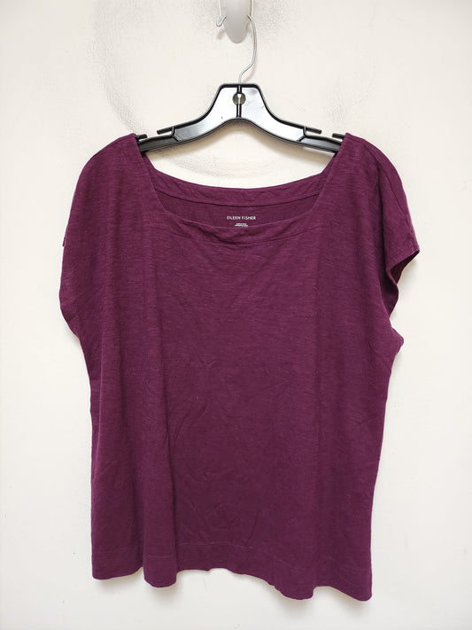 Top Sleeveless Basic By Eileen Fisher In Purple, Size: L