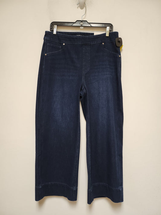 Jeans Cropped By Chicos In Blue Denim, Size: 12