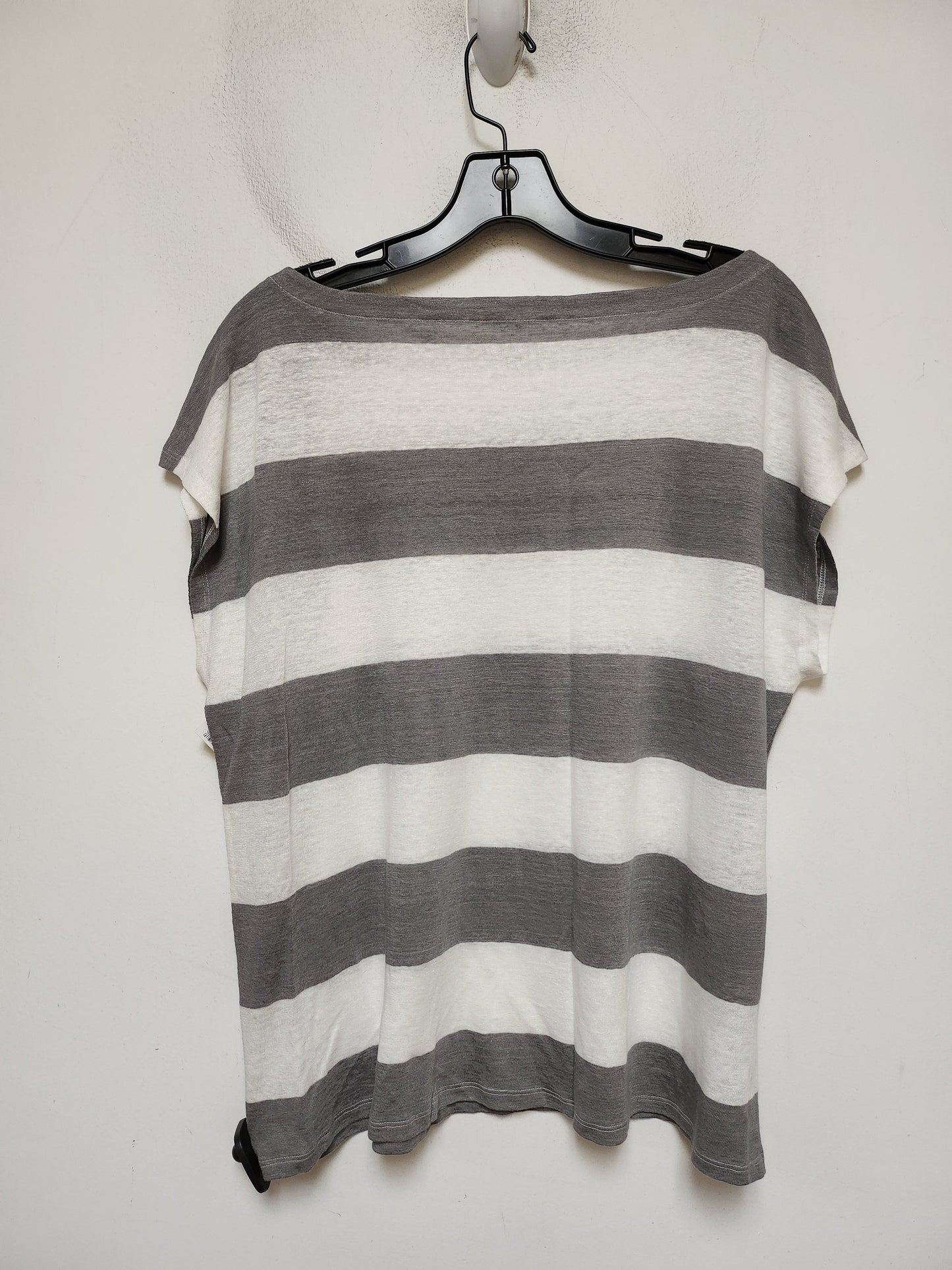 Top Sleeveless Basic By Eileen Fisher In Striped Pattern, Size: M