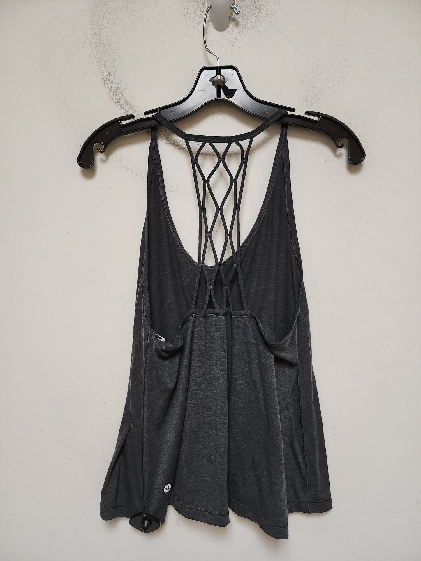 Athletic Tank Top By Lululemon In Grey, Size: M