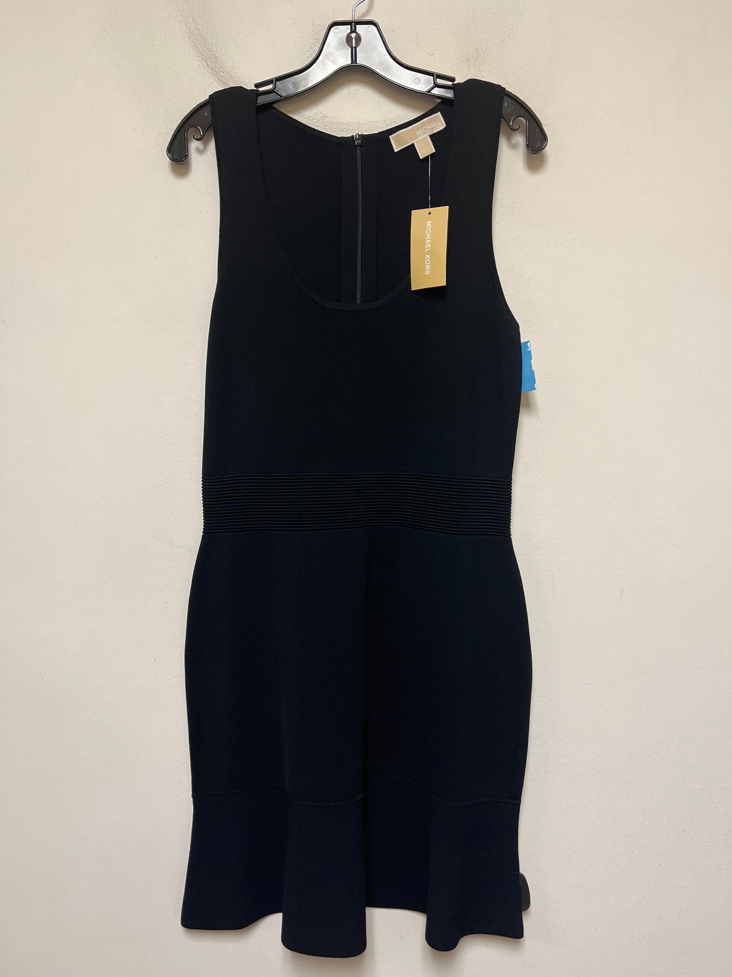 Dress Casual Midi By Michael By Michael Kors In Black, Size: L