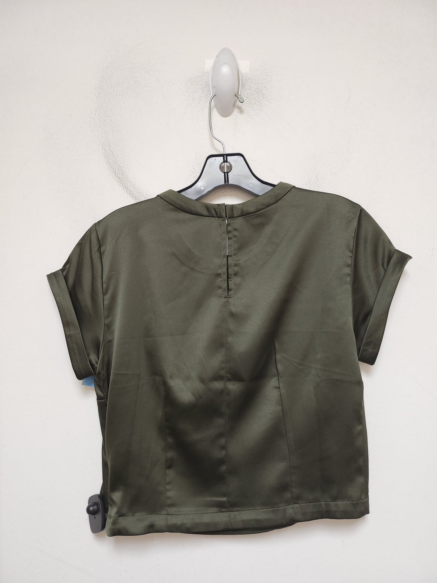 Top Short Sleeve By Anthropologie In Green, Size: M