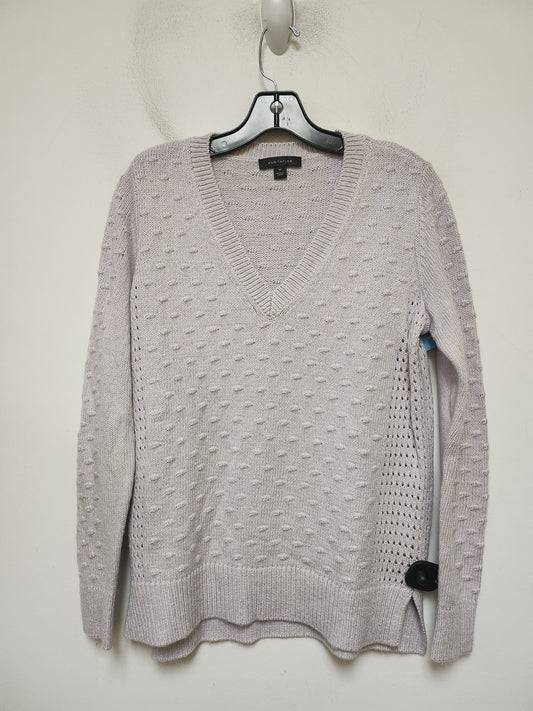 Sweater By Ann Taylor In Purple, Size: Xs