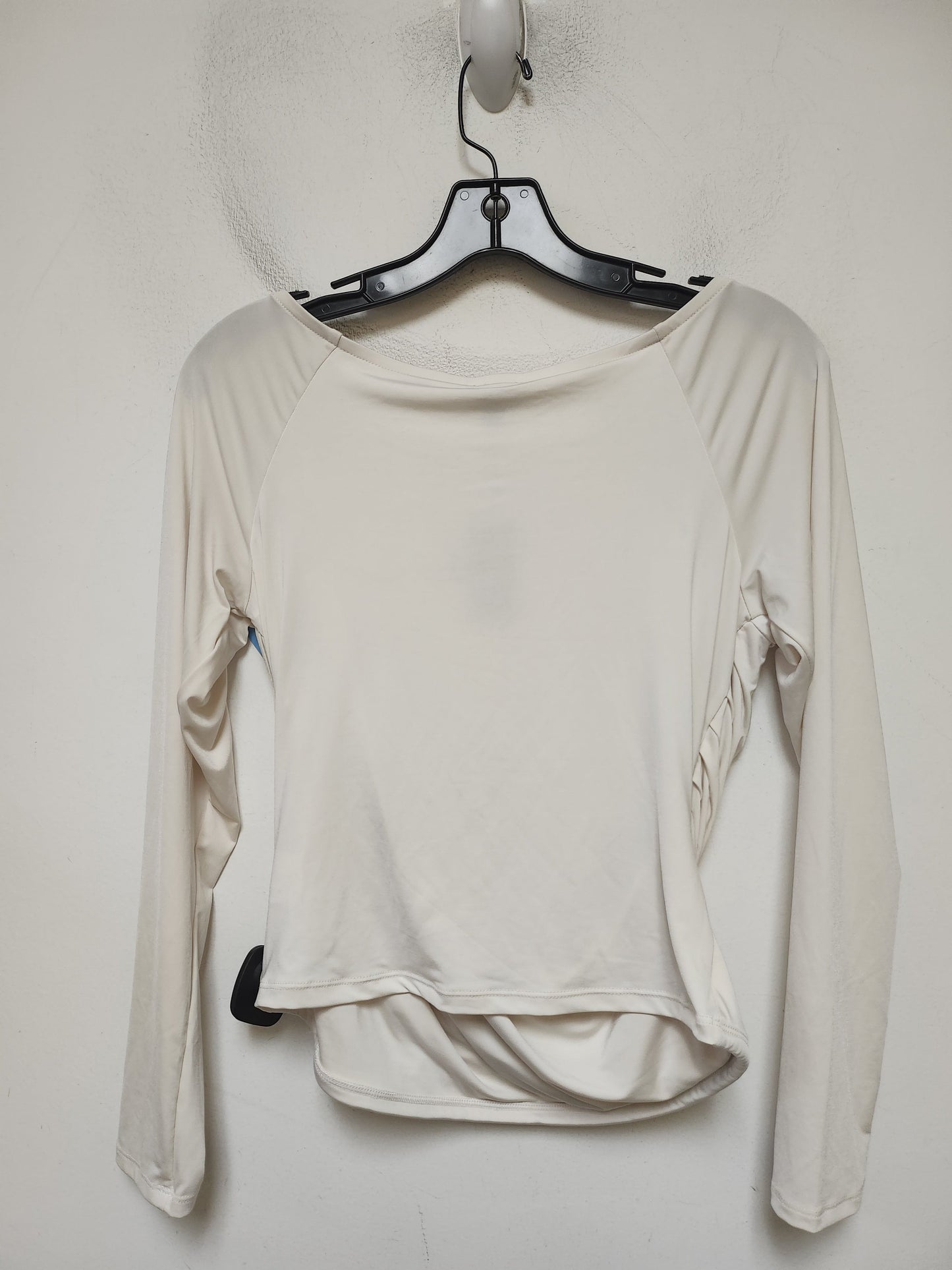 Top Long Sleeve By Express In Cream, Size: L