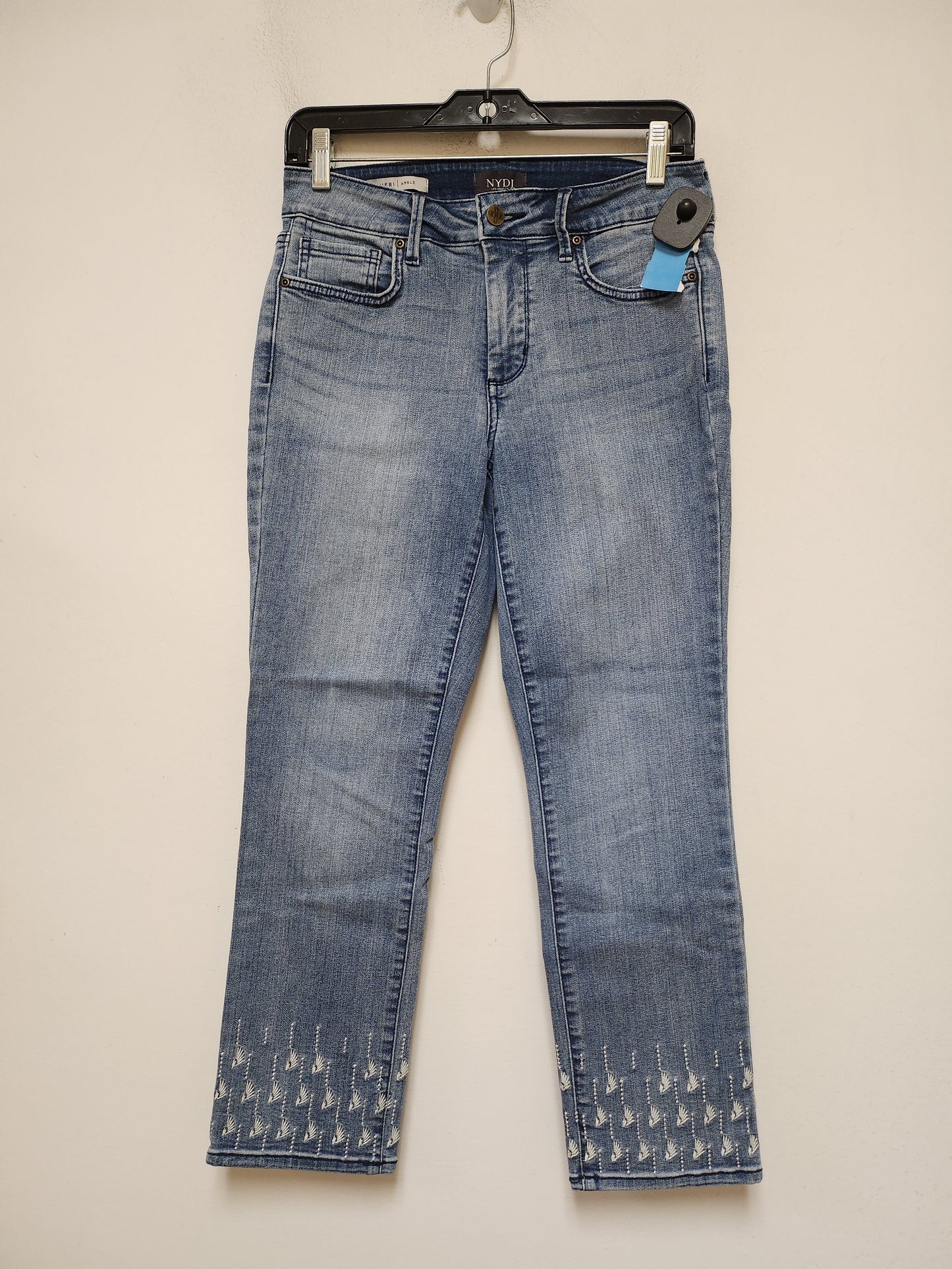 Jeans Straight By Not Your Daughters Jeans In Blue Denim, Size: 6