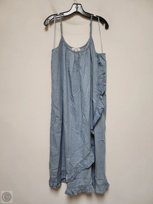 Dress Casual Midi By New Directions In Blue, Size: Xl