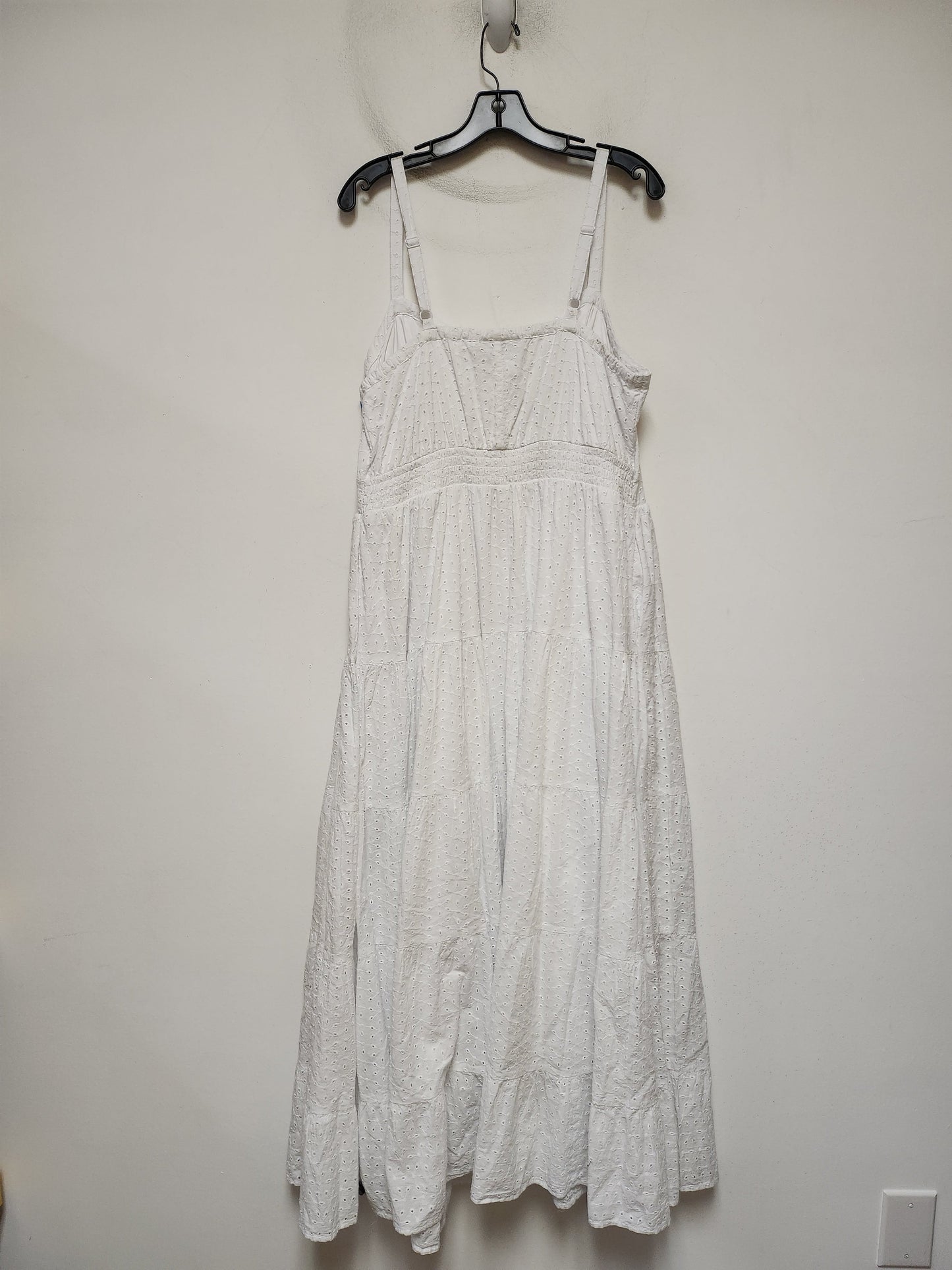 Dress Casual Maxi By Lane Bryant In White, Size: Xl