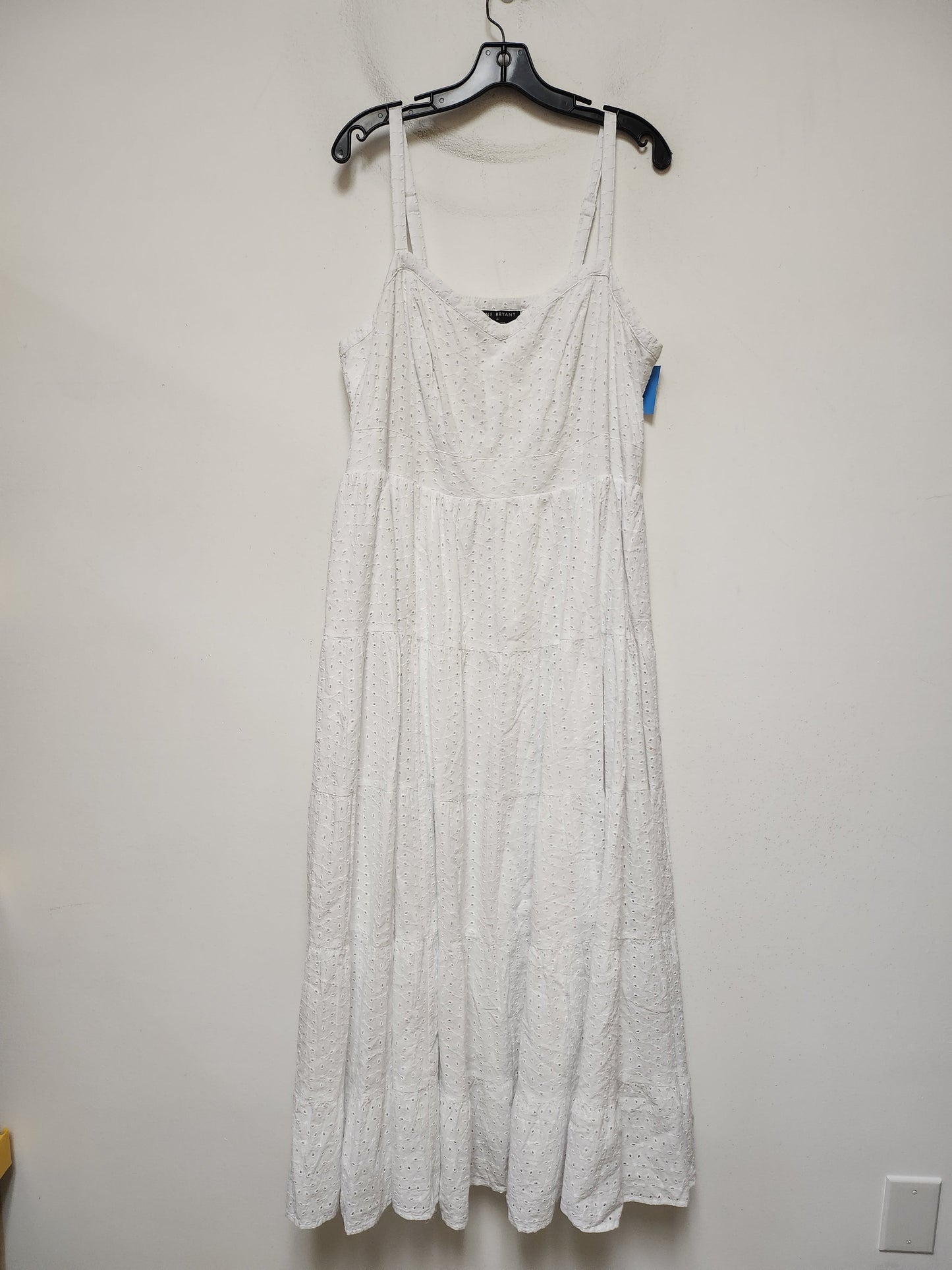 Dress Casual Maxi By Lane Bryant In White, Size: Xl