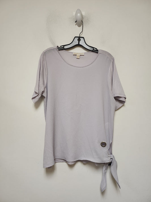 Top Short Sleeve By Michael By Michael Kors In Purple, Size: L