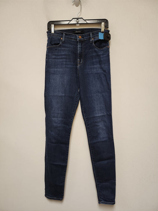 Jeans Skinny By J Brand In Blue Denim, Size: 8