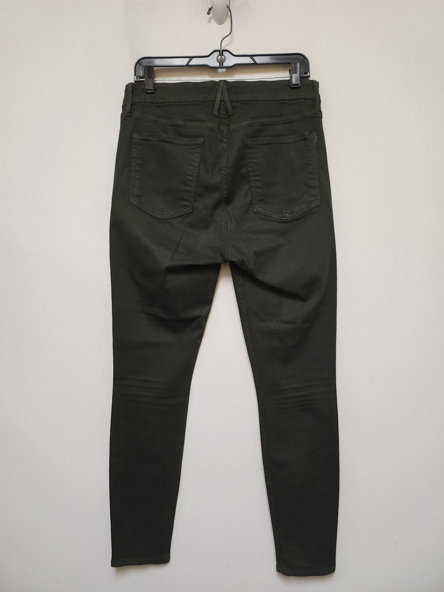 Jeans Skinny By Good American In Green, Size: 12