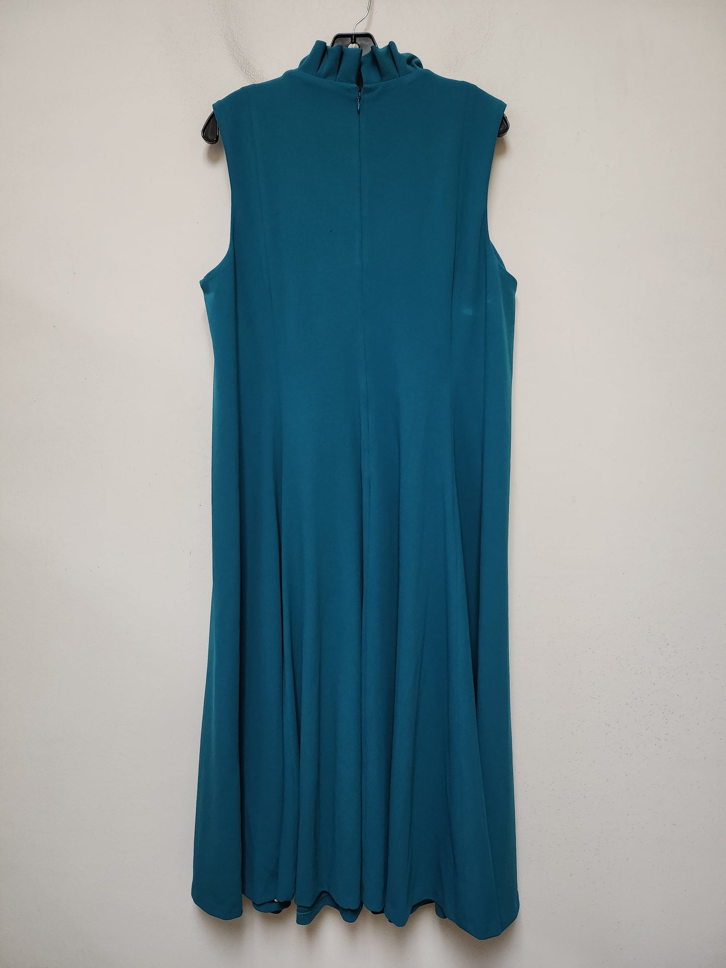 Dress Casual Midi By Calvin Klein In Green, Size: Xl