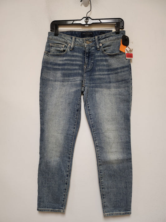 Jeans Cropped By Lucky Brand In Blue Denim, Size: 6