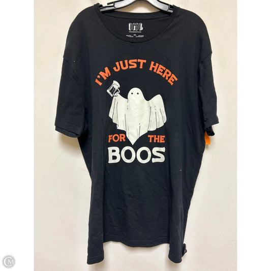 Top Short Sleeve Basic By Clothes Mentor In Black, Size: 2x