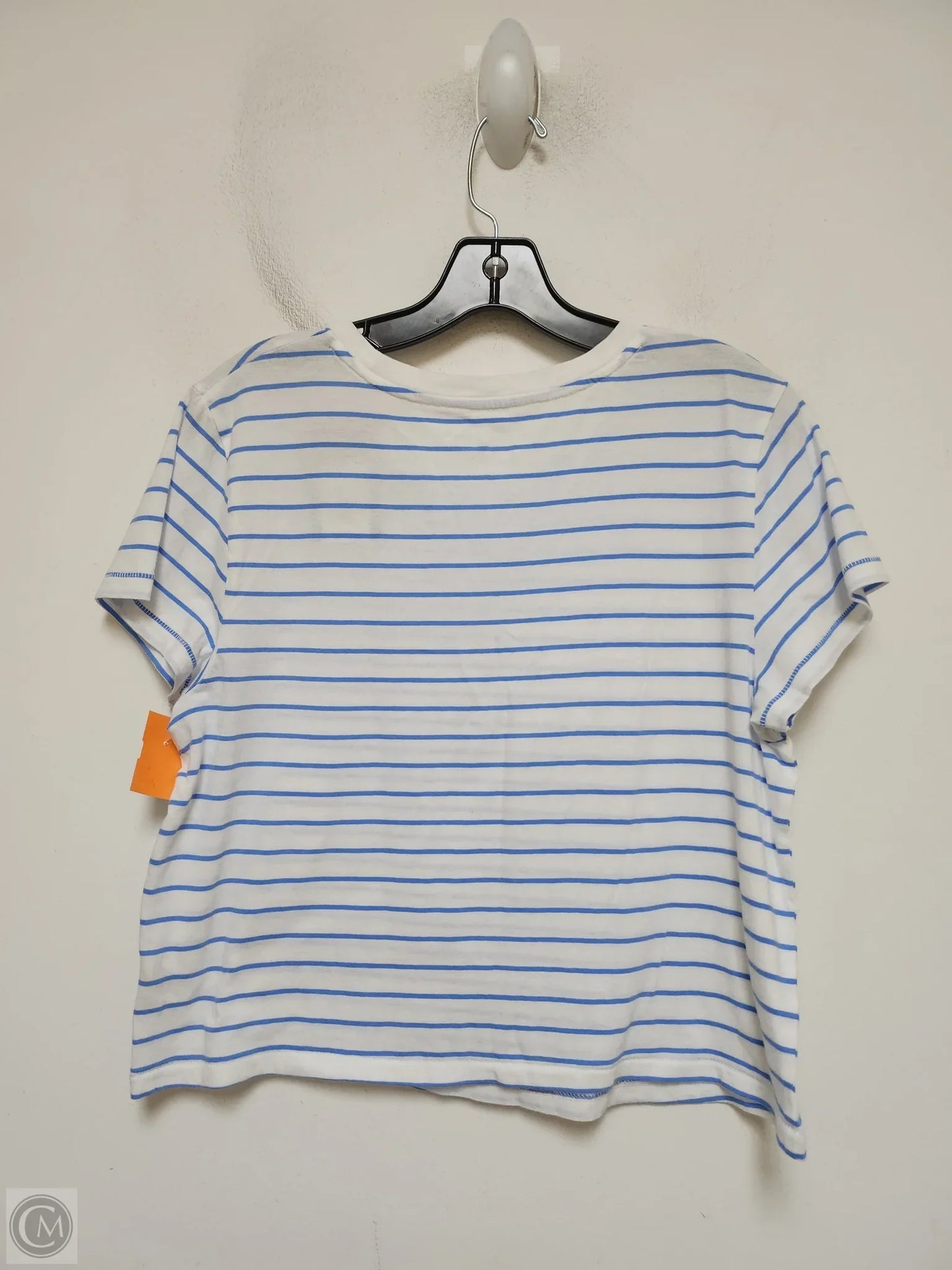 Top Short Sleeve Basic By Universal Thread In Striped Pattern, Size: Xl