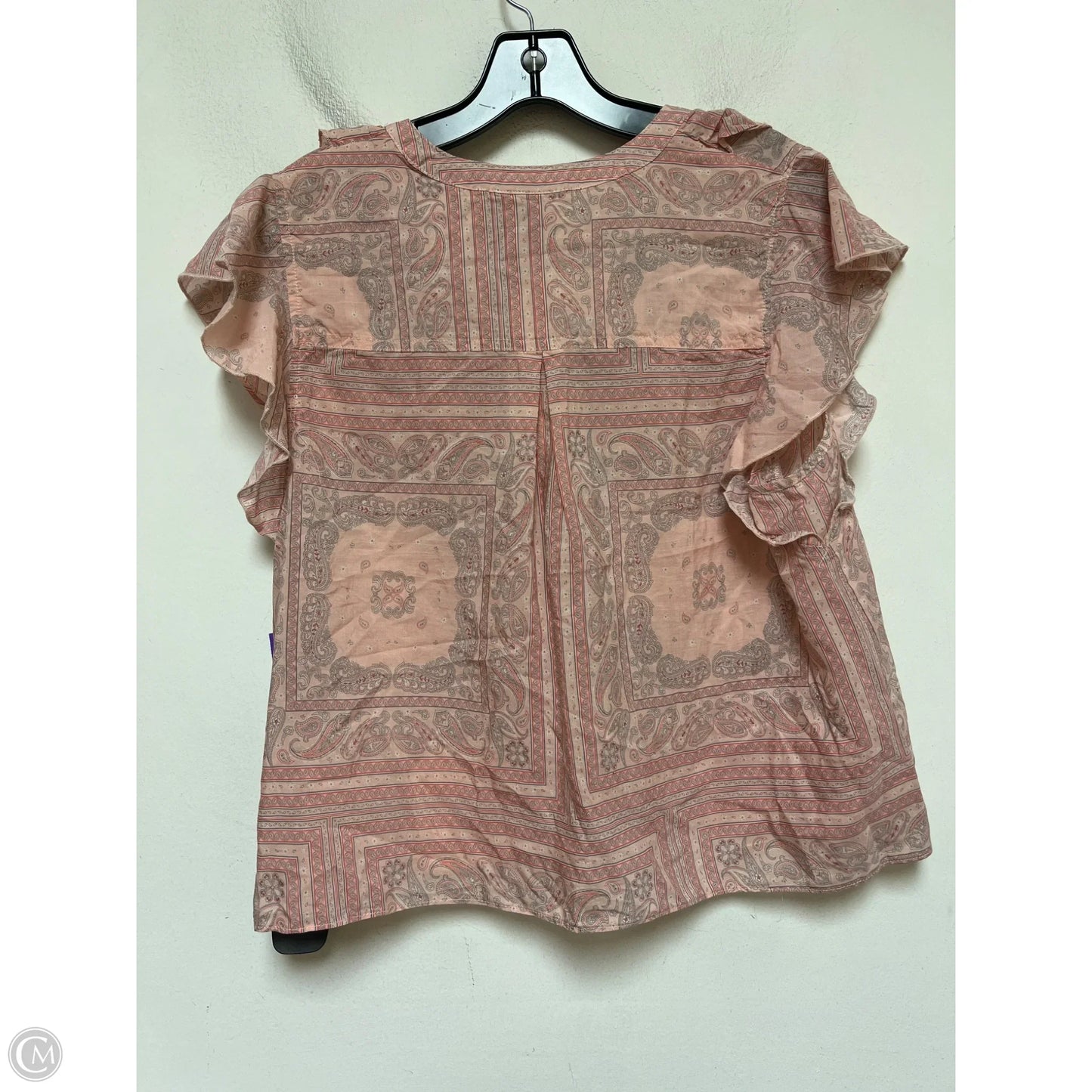 Top Sleeveless By Universal Thread In Paisley Print, Size: L