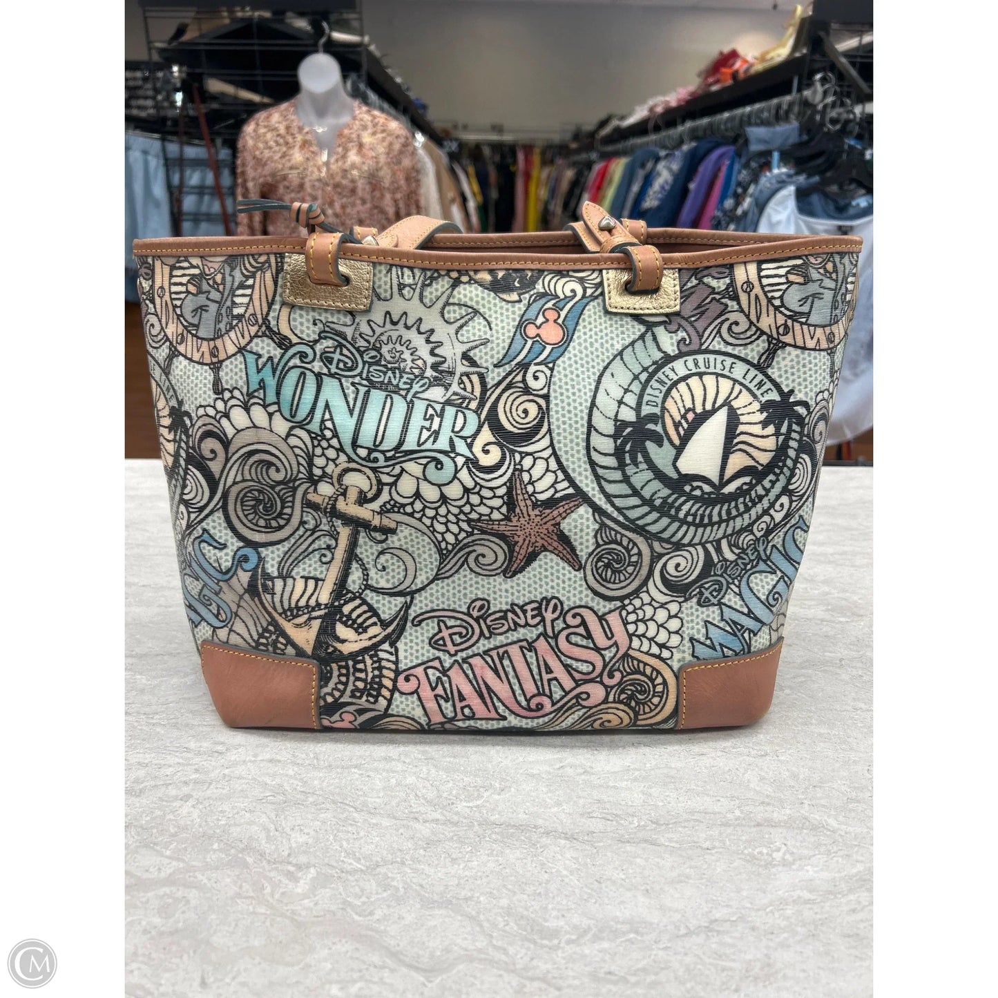 Handbag Designer By Dooney And Bourke, Size: Large