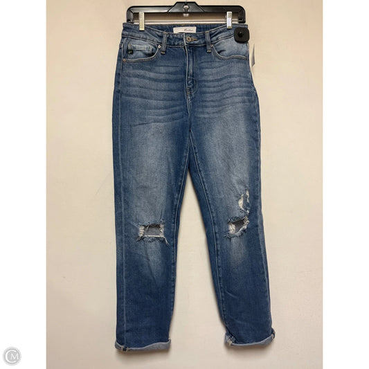 Jeans Straight By Kancan In Blue Denim, Size: 4