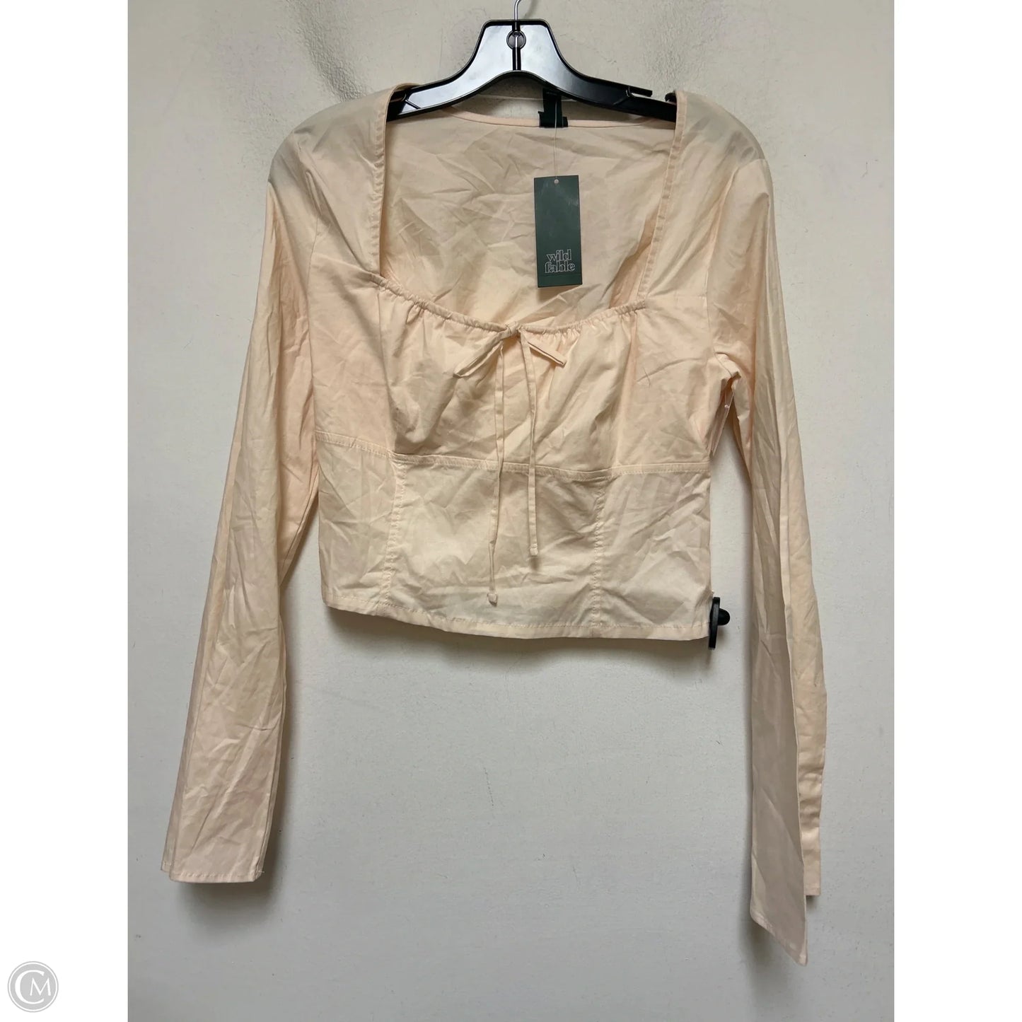 Top Long Sleeve By Wild Fable In Pink, Size: M