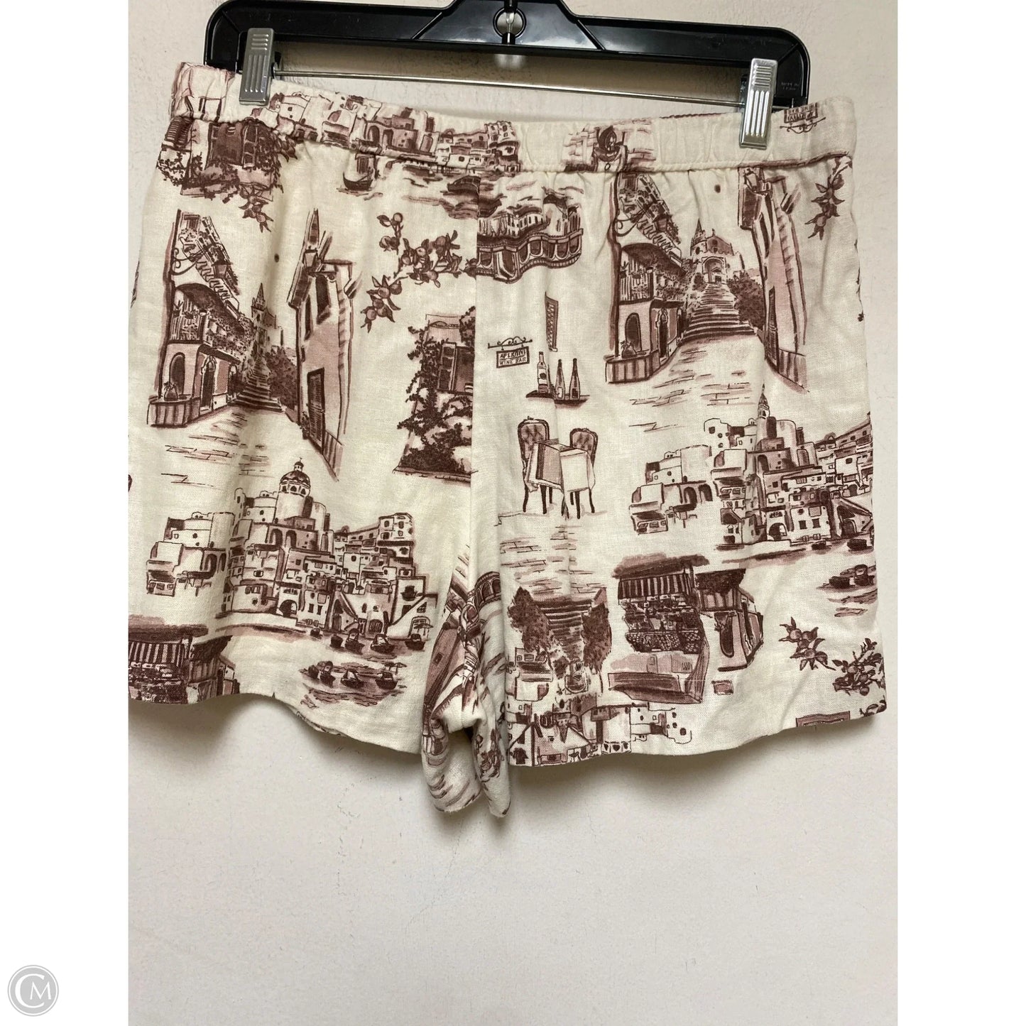 Shorts By Abercrombie And Fitch In Brown & Cream, Size: 8