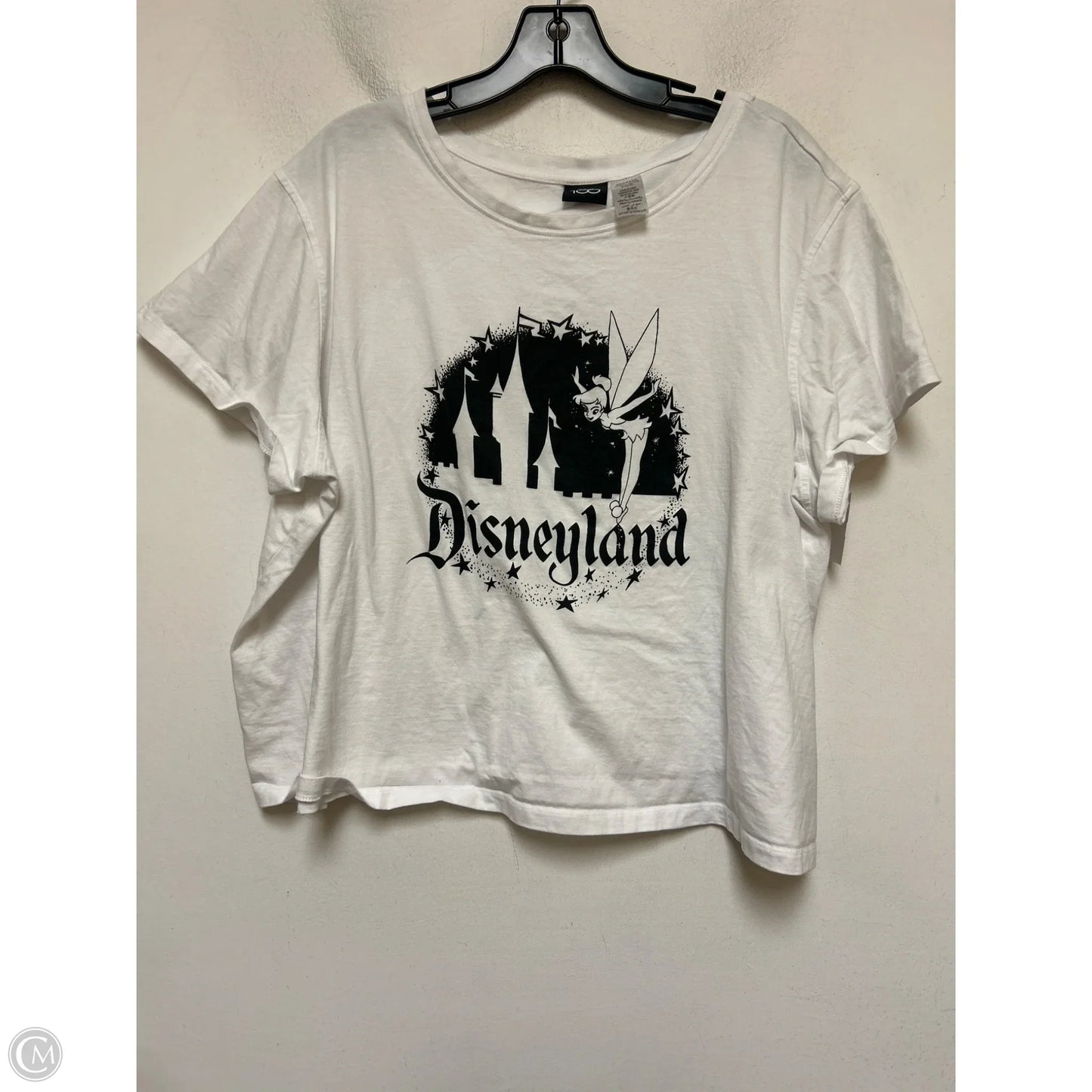 Top Short Sleeve Basic By Disney Store In White, Size: 2x