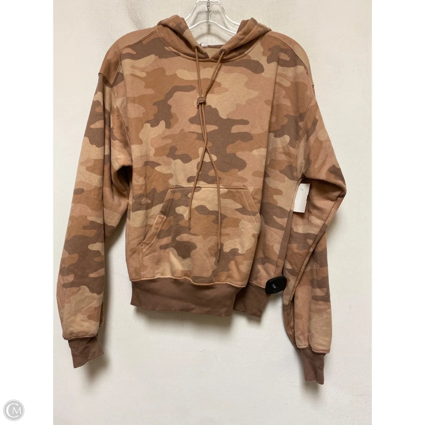 Sweatshirt Hoodie By Fabletics In Camouflage Print, Size: S