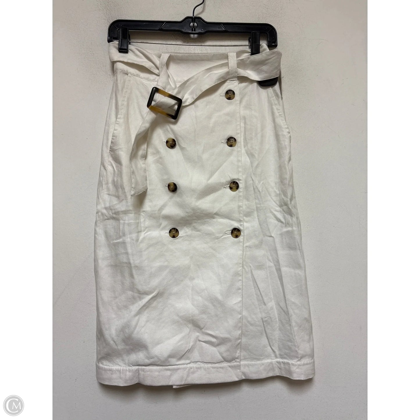 Skirt Midi By Club Monaco In White, Size: 0