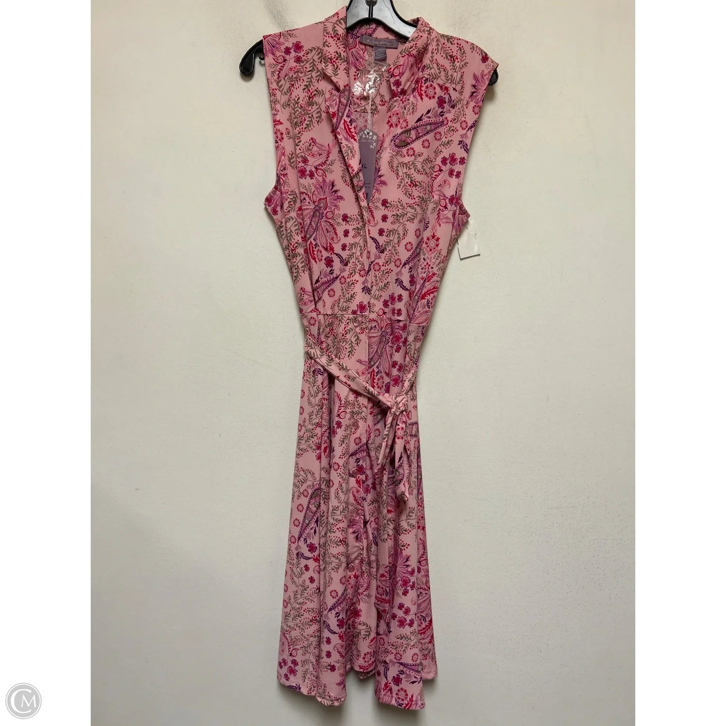 Dress Casual Midi By Clothes Mentor In Paisley Print, Size: Xl