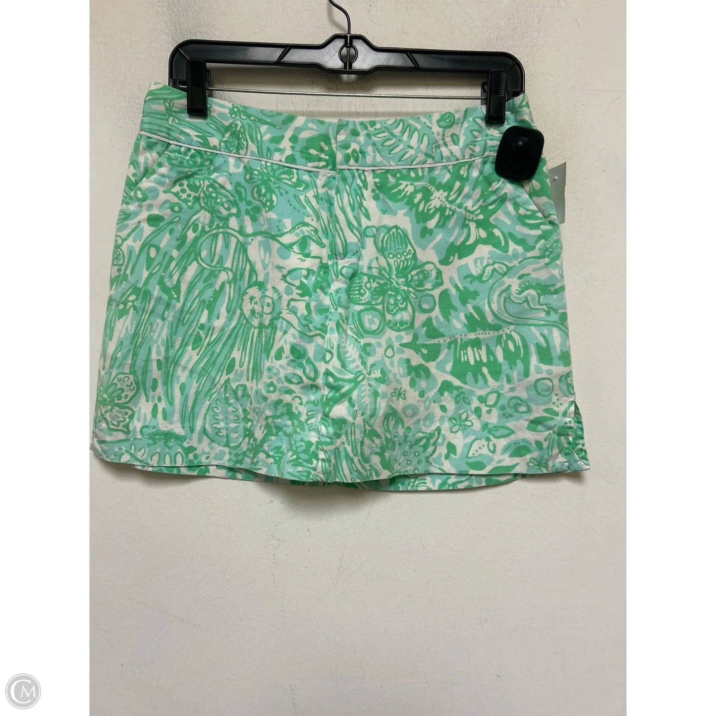 Skort Designer By Lilly Pulitzer In Blue & Green, Size: 2