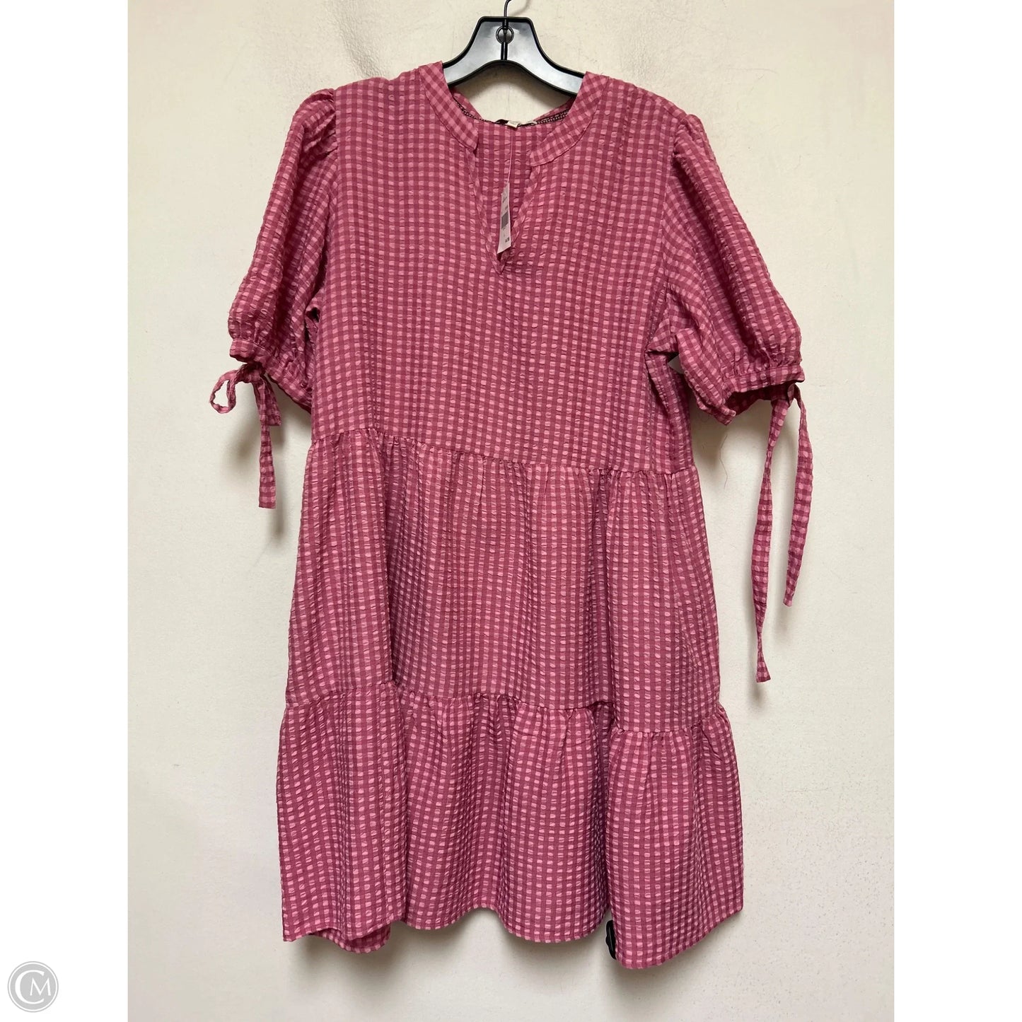Dress Casual Short By Clothes Mentor In Pink, Size: L