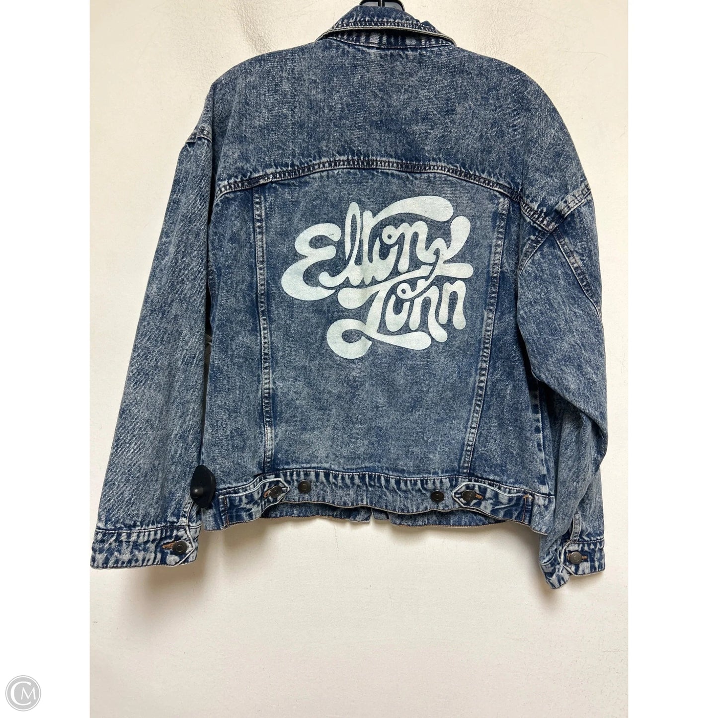 Jacket Denim By Clothes Mentor In Blue Denim, Size: M