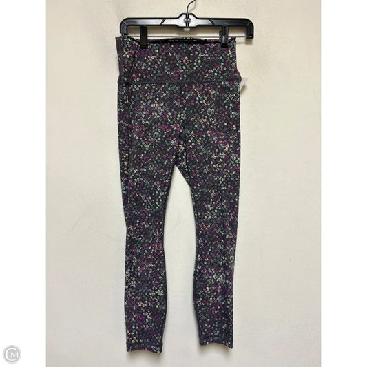 Athletic Leggings By Lululemon In Floral Print, Size: 6