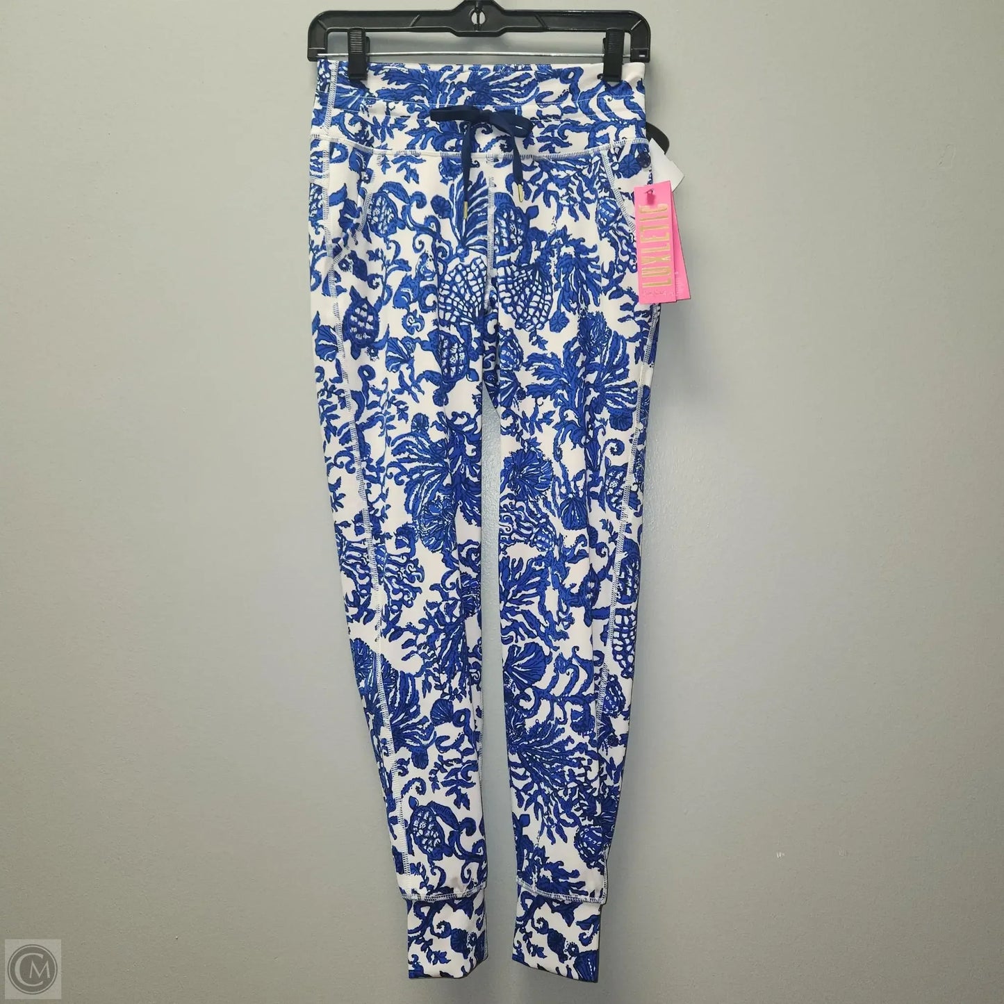 Pants Designer By Lilly Pulitzer In Blue & White, Size: Xs