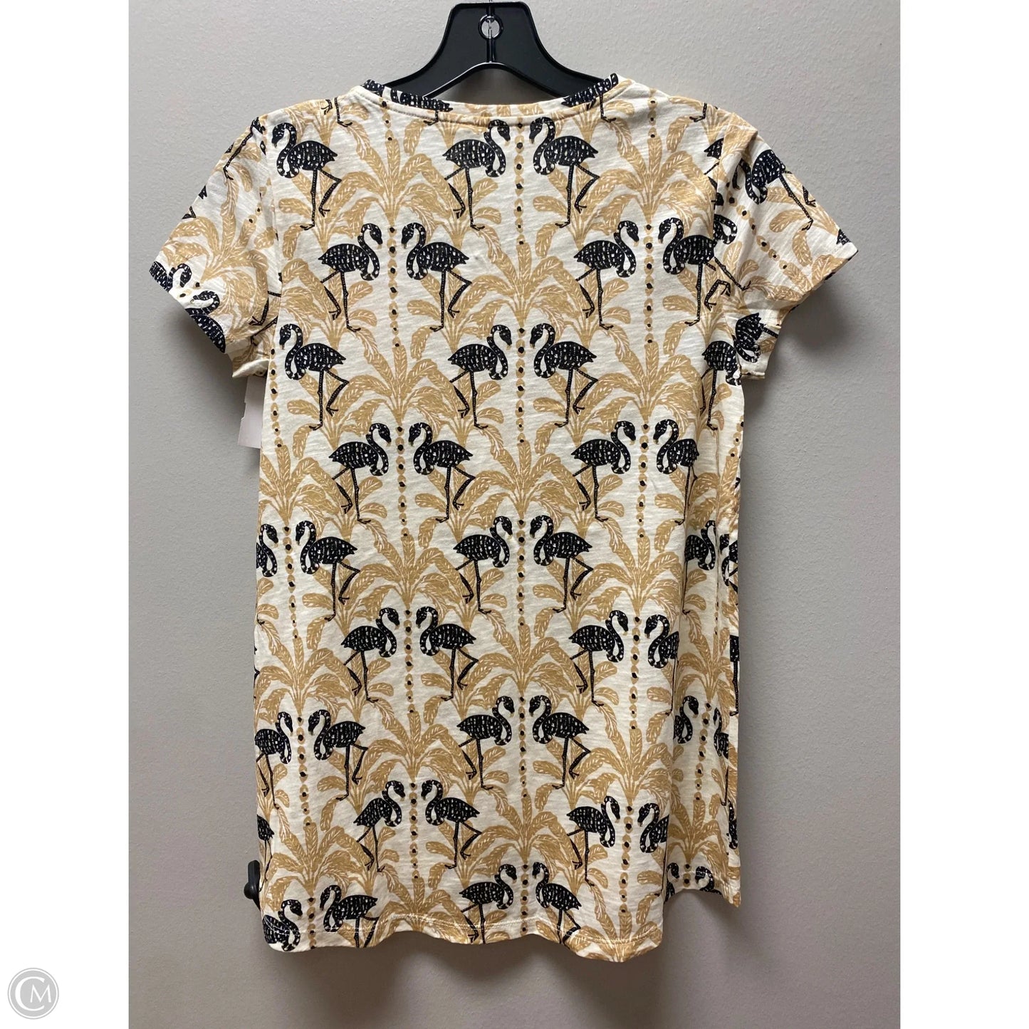 Top Short Sleeve Designer By Lilly Pulitzer In Brown, Size: Xs